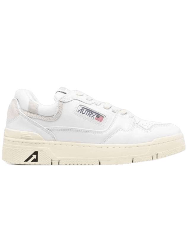 Men's CLC Leather Low Top Sneakers White - AUTRY - BALAAN 1