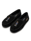 W Bear Suede Slippers Black - POLO RALPH LAUREN - BALAAN 2