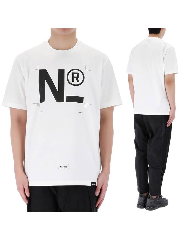 Logo font short sleeve tshirt NMN_E23141T_224 - NEMEN - BALAAN 1