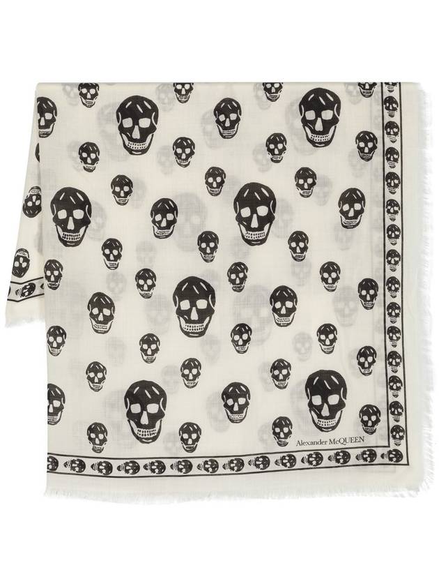 Alexander McQueen Scarfs White - ALEXANDER MCQUEEN - BALAAN 1