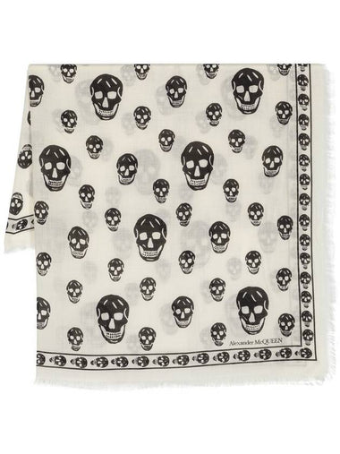 Alexander McQueen Scarfs White - ALEXANDER MCQUEEN - BALAAN 1