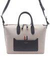 Grosgrain Loop Tote Bag Beige - THOM BROWNE - BALAAN 2