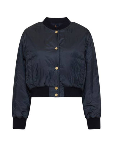 Greenbi Reversible Padded Bomber Jacket Navy - MAX MARA - BALAAN 1