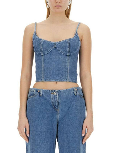 Magda Butrym Denim Corset - MAGDA BUTRYM - BALAAN 1