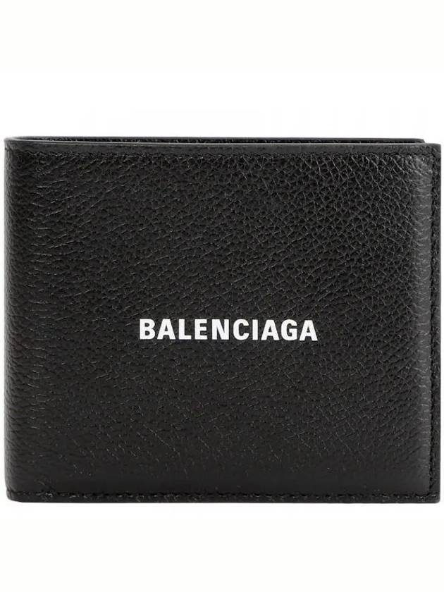 Cash Square Folded Wallet Black - BALENCIAGA - BALAAN 2