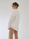 Elle Overfit Classic Shirt White - LAMARO - BALAAN 2