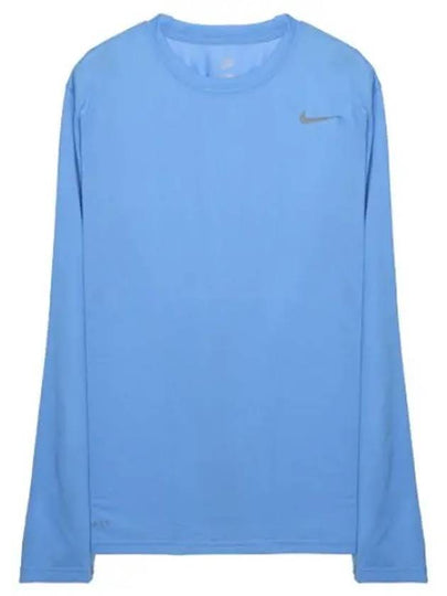 Men's Team Legend Dri Fit Long Sleeve T-Shirt Blue - NIKE - BALAAN 2