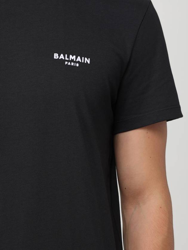 T-shirt di cotone con mini logo Balmain - BALMAIN - BALAAN 5