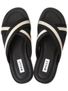 Crossover Strap Slippers Black - BALLY - BALAAN 3