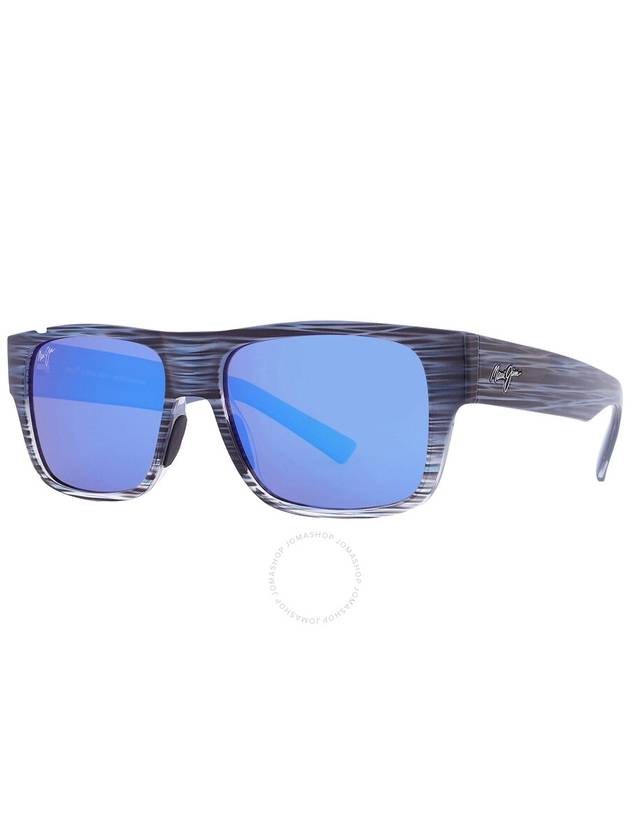 Maui Jim Keahi Blue Hawaii Rectangular Men's Sunglasses B873-03 56 - MAUI JIM - BALAAN 3