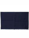 Cashmere Muffler Navy - SALVATORE FERRAGAMO - BALAAN 1