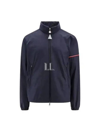 Ruinette Logo Patch Nylon Zip Up Jacket Navy - MONCLER - BALAAN 2