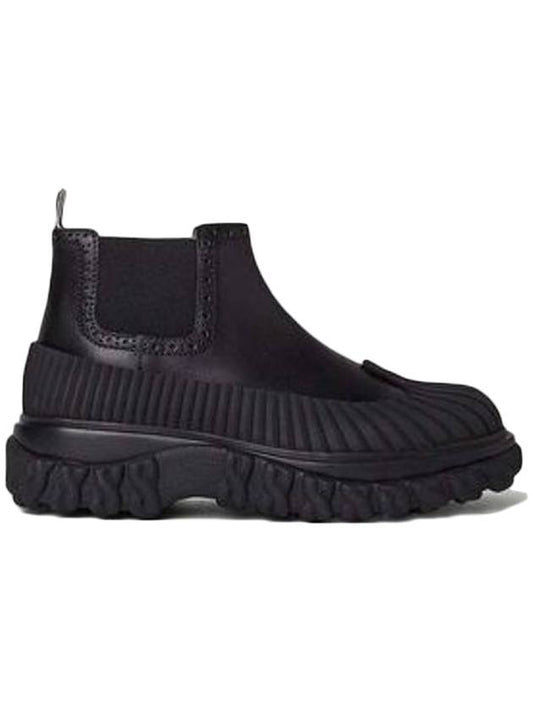 Calf Leather Mid Top Chelsea Duck Boots MFB211A 00003 001 - THOM BROWNE - BALAAN 1