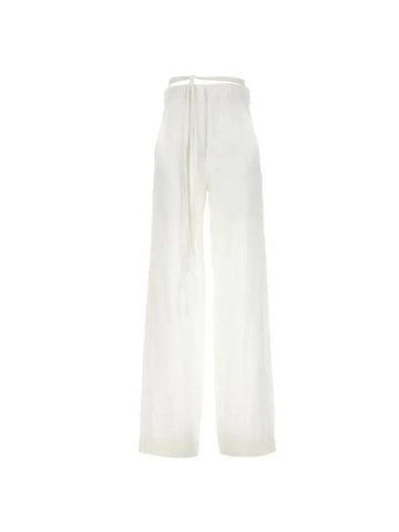 ANNEKE Drawstring Cotton Pants 2301WTR03FA236001 - ANN DEMEULEMEESTER - BALAAN 1