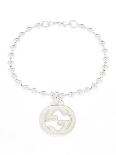 INTERLOCKING Silver Bracelet YBA479226001 479226 - GUCCI - BALAAN 1