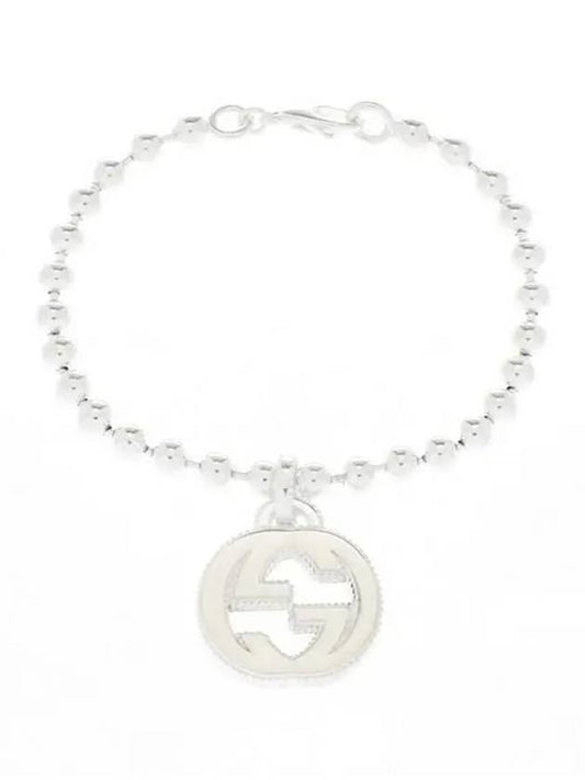 Interlocking G Pendant Bracelet YBA479226001 Silver - GUCCI - BALAAN 2