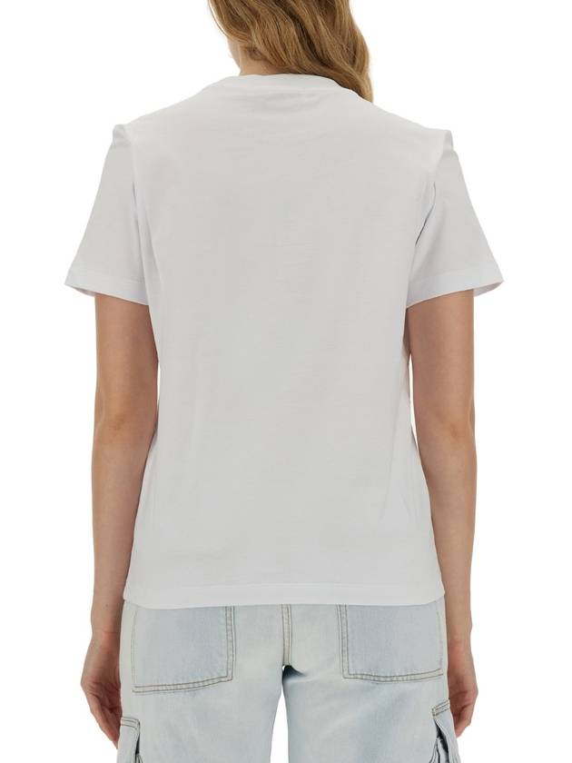 Micro Logo Short Sleeve T-Shirt White - MSGM - BALAAN 8