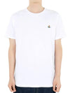 ORB Logo Cotton Short Sleeve T-Shirt White - VIVIENNE WESTWOOD - BALAAN 2