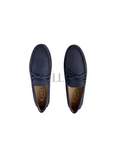 City Bow Detail Driving Shoes Navy - TOD'S - BALAAN 2