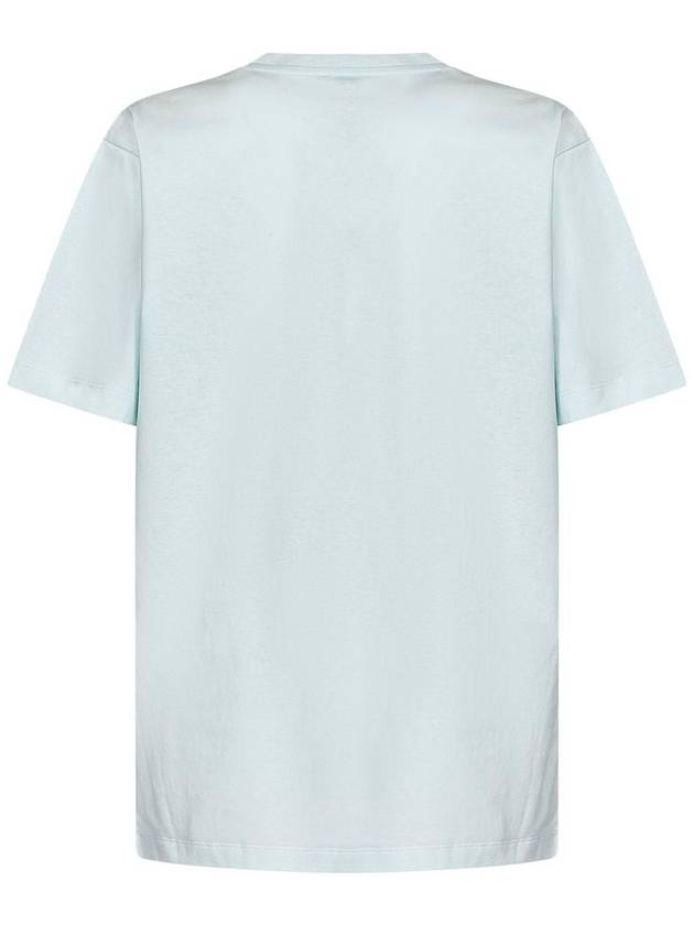 Light Blue Crewneck T-Shirt With Print On The Front In Cotton Man - COPERNI - BALAAN 1