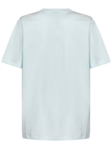 Light Blue Crewneck T-Shirt With Print On The Front In Cotton Man - COPERNI - BALAAN 1