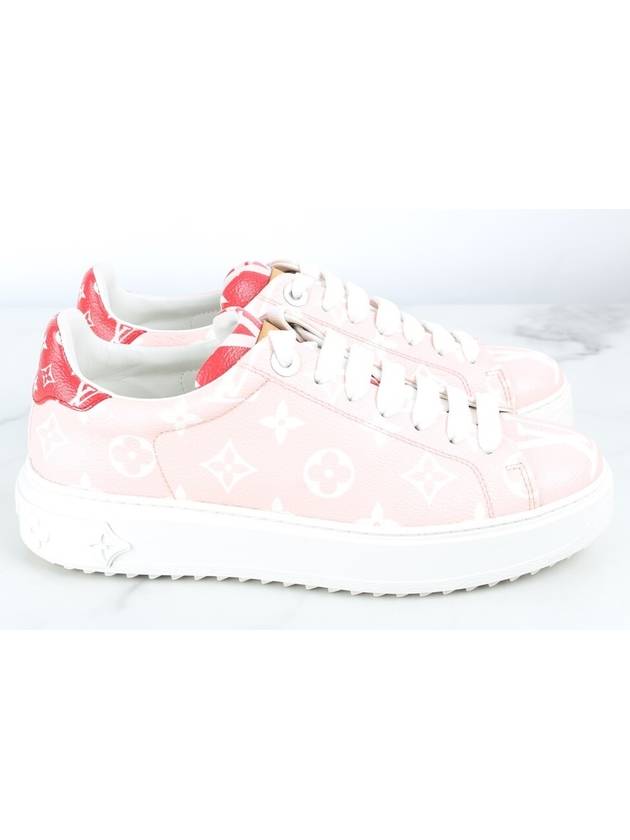 Monogram Time Out Sneakers Pink 36 5 235 - LOUIS VUITTON - BALAAN 6