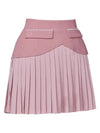 Golf Wear Heart Shape Pleated Skirt Pink - J JANE - BALAAN 3