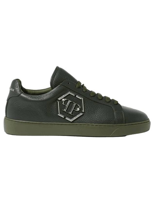 Over The Top Low Top Sneakers Green - PHILIPP PLEIN - BALAAN 1