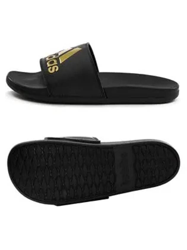 Adilette Comfort Slippers Black - ADIDAS - BALAAN 1