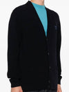 Maison Kitsune Bold Fox Head Patch Men s Wool Cardigan NM00506 P480 - POLO RALPH LAUREN - BALAAN 3