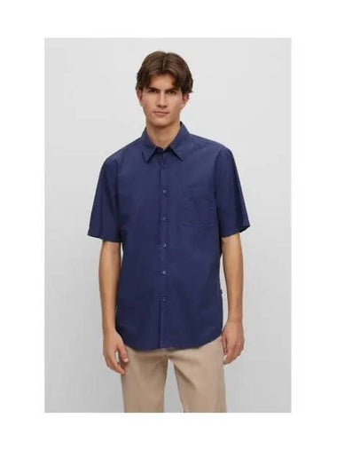 Basic poplin short sleeve shirt 50489330 418 - BOSS - BALAAN 1