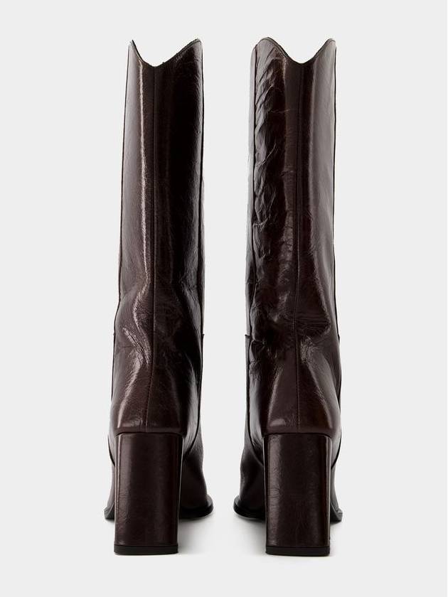 Bridge Cowboy Boots - Coperni - Leather - Brown - COPERNI - BALAAN 3