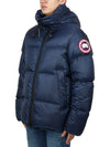 Men's Crofton Down Puffer Short Padding Atlantic Navy - CANADA GOOSE - BALAAN 4