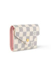 Victorine Damier Azur Canvas Bicycle Wallet Beige Pink - LOUIS VUITTON - BALAAN 3