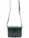 Cassette Small Leather Cross Bag Green - BOTTEGA VENETA - BALAAN 5