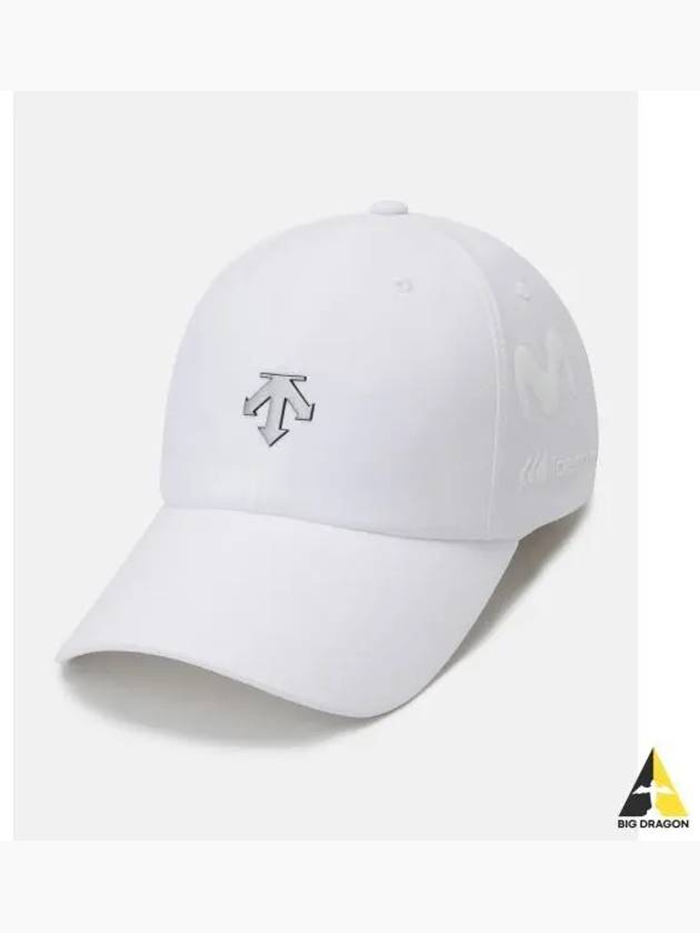 TOUGH Spain Snow Woven Ball Cap White SP323SCP71 - DESCENTE - BALAAN 1