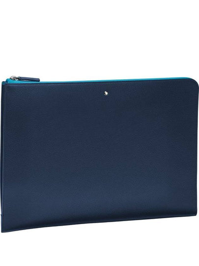 Meisterstück Soft Grain Leather Document Holder Blue - MONTBLANC - BALAAN 2