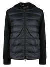 Men's Fleece Zip-Up Padding Black - MONCLER - BALAAN 2