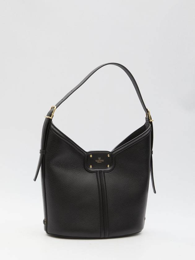 Vlogo Leather Hobo Bag - VALENTINO - BALAAN 2