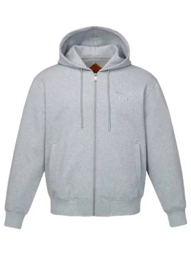 Essentials Logo Ponte Zip Hoodie Hooded Sweatshirt - MCM - BALAAN 1