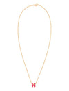 Mini Pop H Pendant Necklace Gold Rose Extreme - HERMES - BALAAN 3