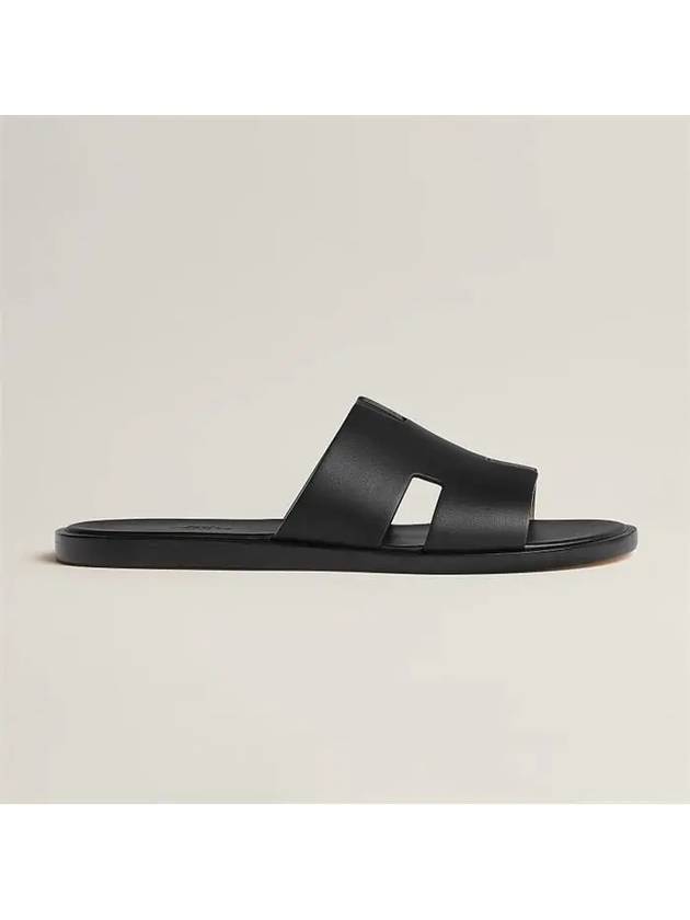 Izmir Sandal Calfskin & Noir - HERMES - BALAAN 3