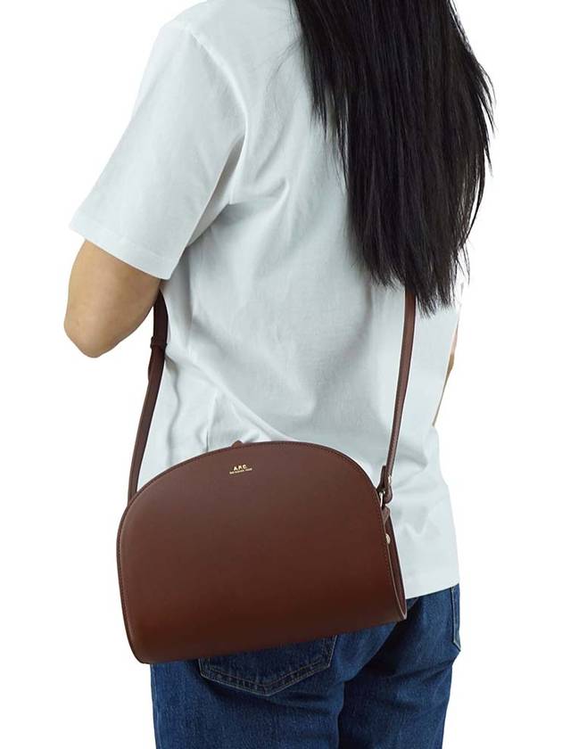 Demi Lune Half Moon Cross Bag Brown - A.P.C. - BALAAN 3