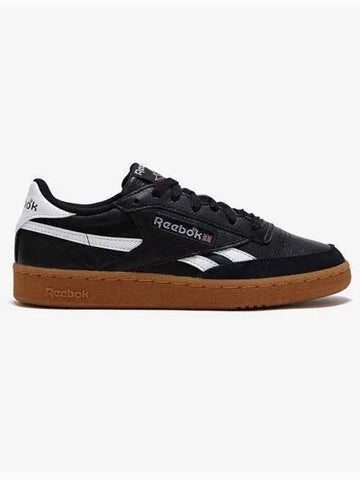 Club C Revenge Low Top Sneakers Vintage Black - REEBOK - BALAAN 1