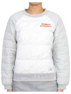 Women's Dialogue Padded Sweatshirt White - HORN GARMENT - BALAAN 2