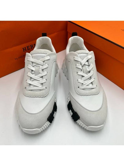 Bouncing Low Top Sneakers White - HERMES - BALAAN 2