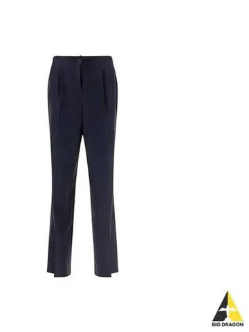 Women s Classic Relaxed Pants Navy P299G 10GK - PRADA - BALAAN 1