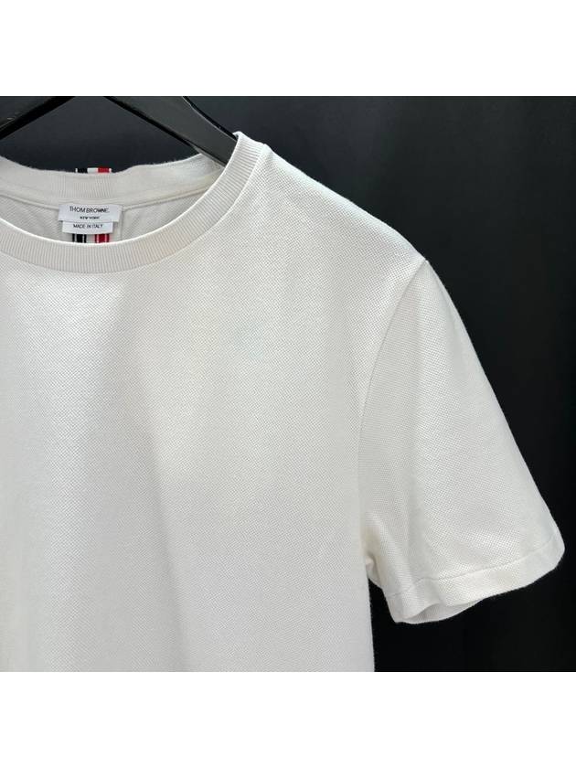 Baeksamseon short sleeve t shirt white size 3 - THOM BROWNE - BALAAN 5