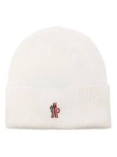 3B00019 M1126 034 Grenoble logo patch wool beanie 1338473 - MONCLER - BALAAN 1