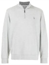 Pony Logo Half Zip-up Sweatshirt Grey - POLO RALPH LAUREN - BALAAN 2